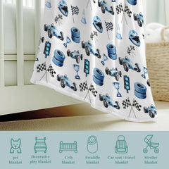Wicbfdfv four-size blanket provides growth-friendly cover.