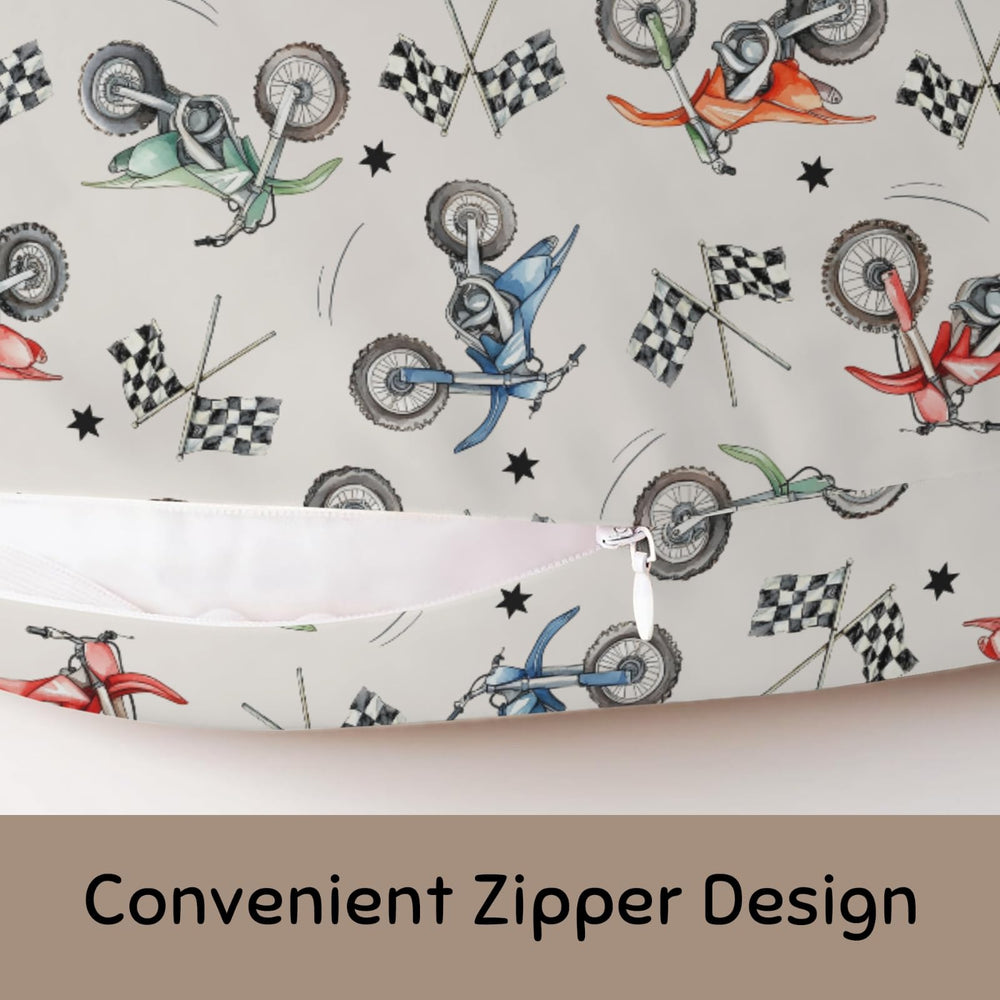 Wicbfdfv zipper design enables easy on/off and quick changes