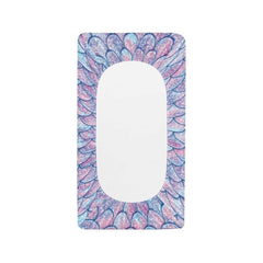 Wideasale Colorful marine print changing table cover brightens your nursery while staying durable.