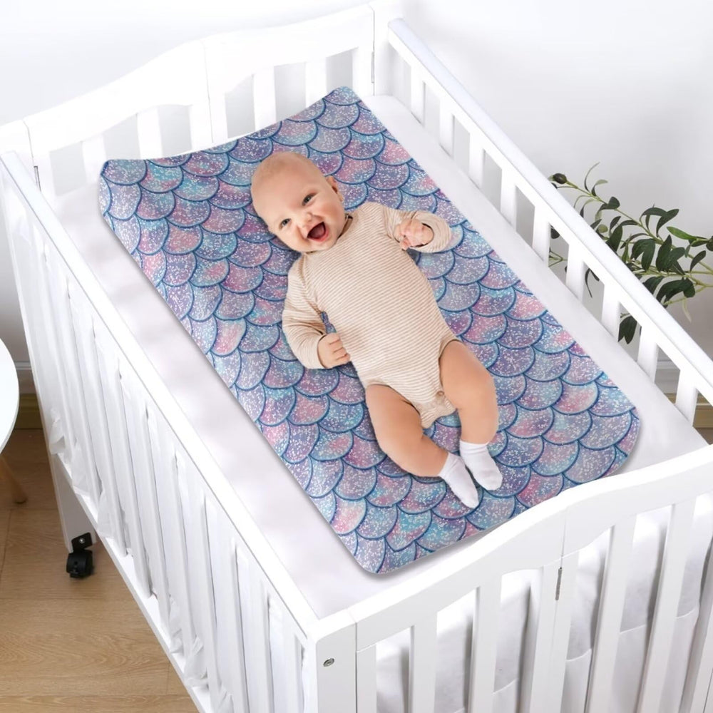 Wideasale Machine-washable changing pad cover stays wrinkle-free after washes.