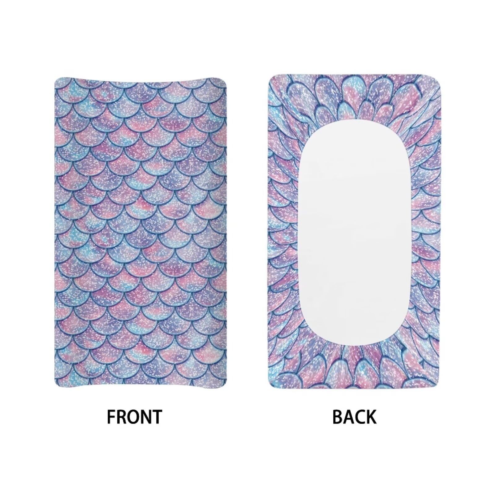 Wideasale Soft polyester changing pad cover feels gentle against baby's skin.