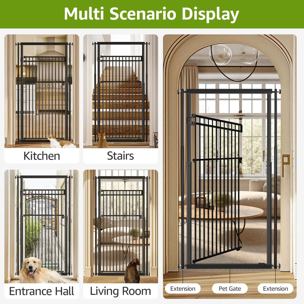 WIDERSAFER multi-functional gate for stairs, doors, and open areas