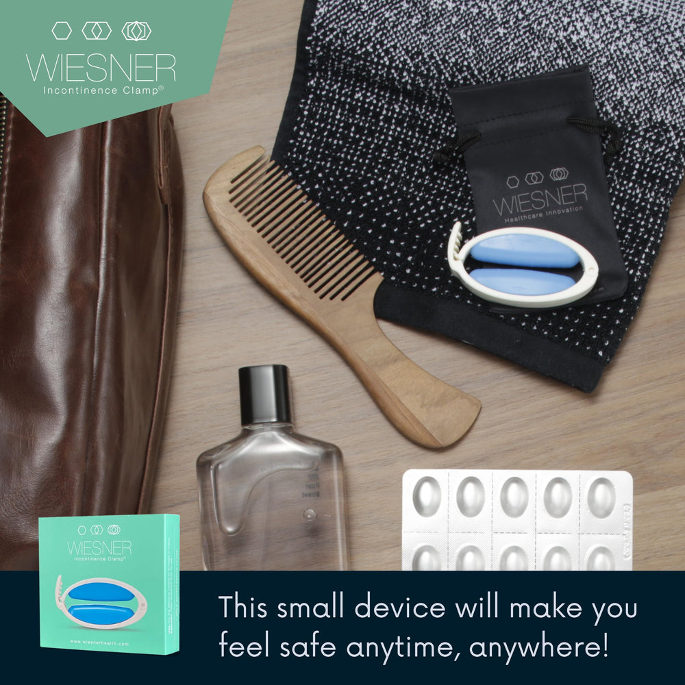 Wiesner Incontinence Clamp discreet design supports confidence without drawing attention