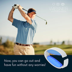 Wiesner Incontinence Clamp fitted for comfort shows discreet daily use