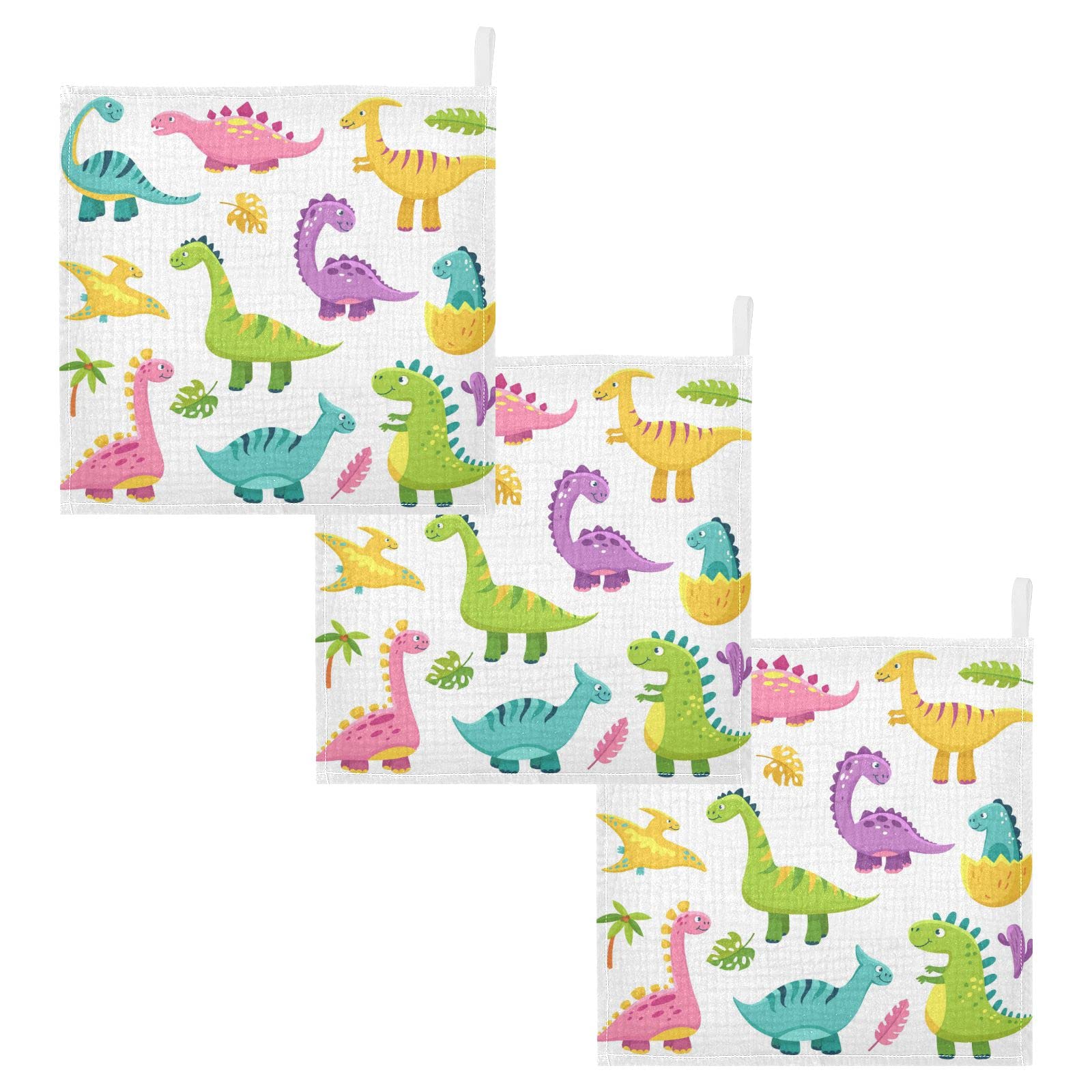 WifiU cartoon dinosaur prints spark imagination while cleaning and drying.