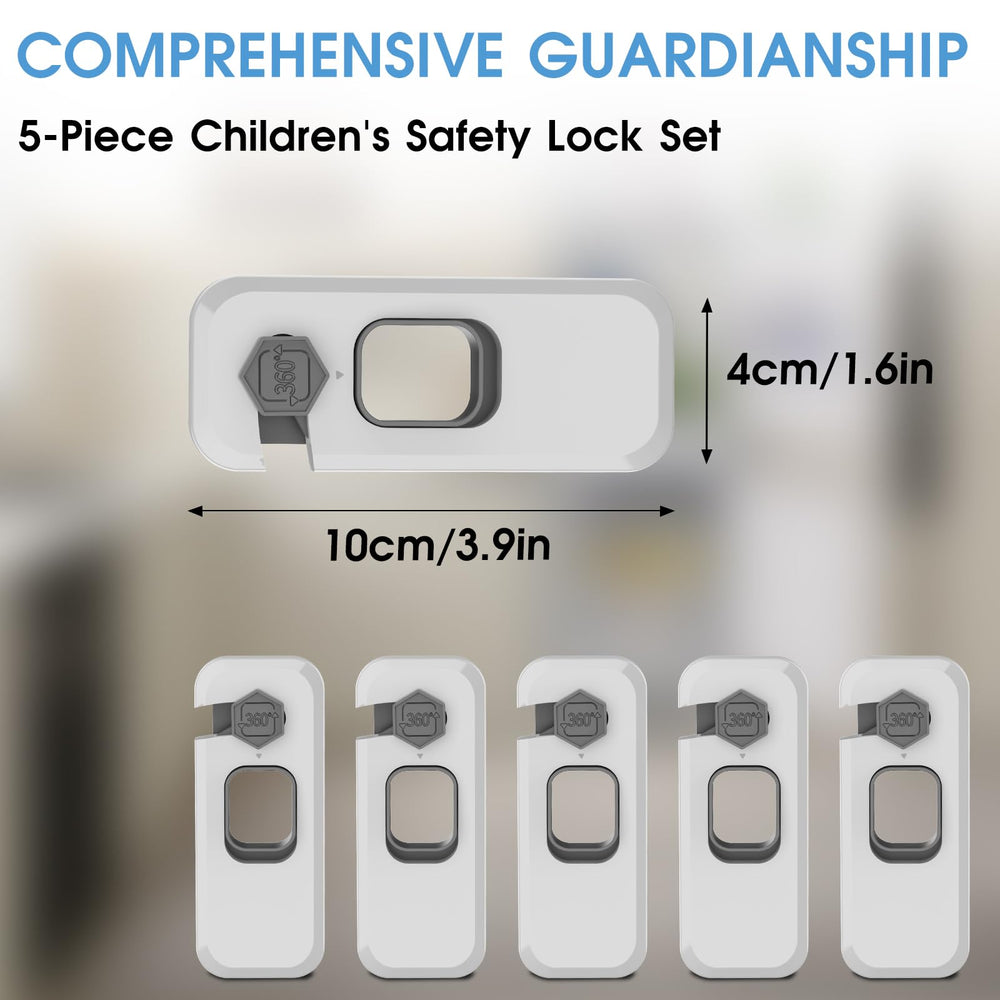 Wilbeva fridge locks with packaging, safety for families