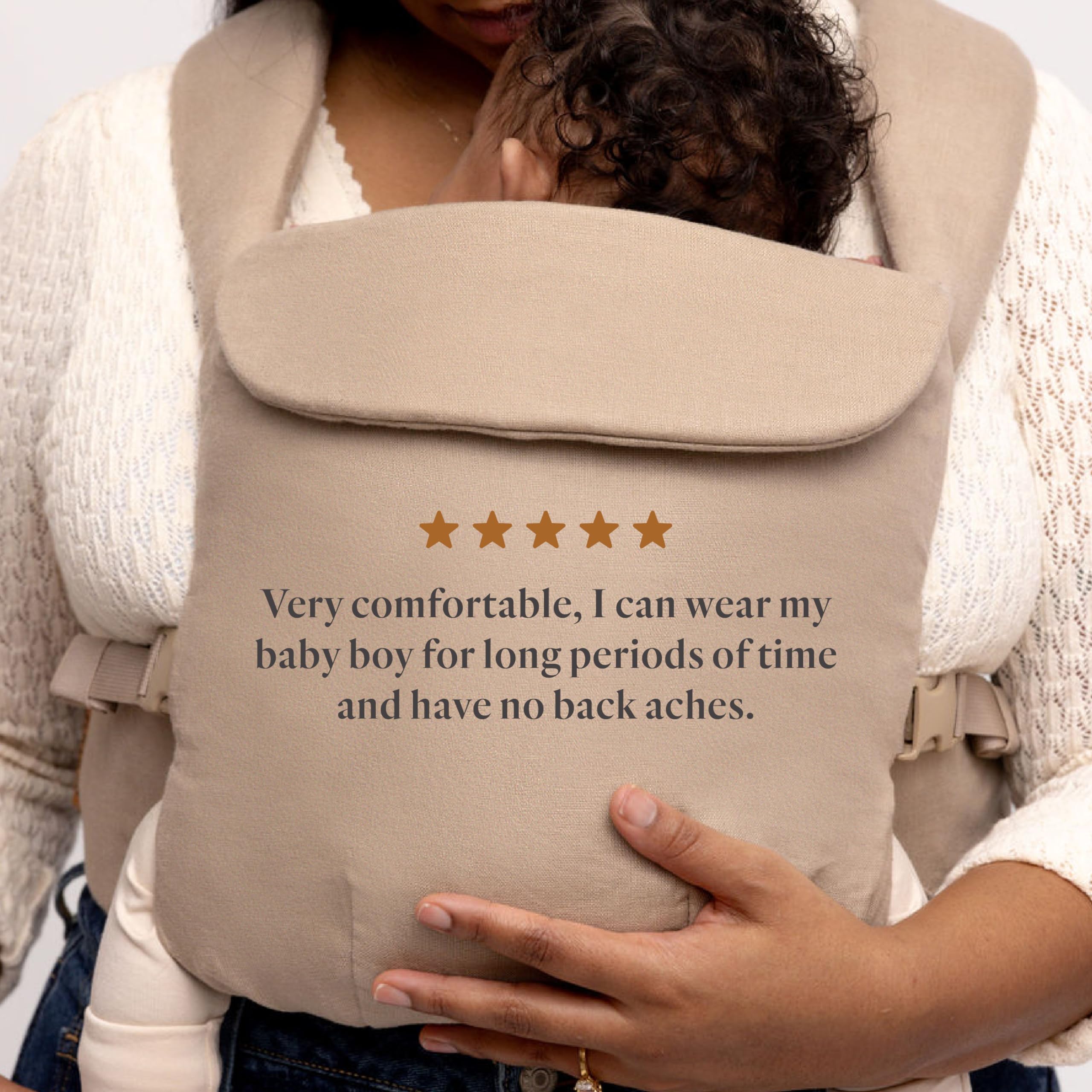 WildBird Aerial Buckle Carrier headrest for neck support during longer carries.