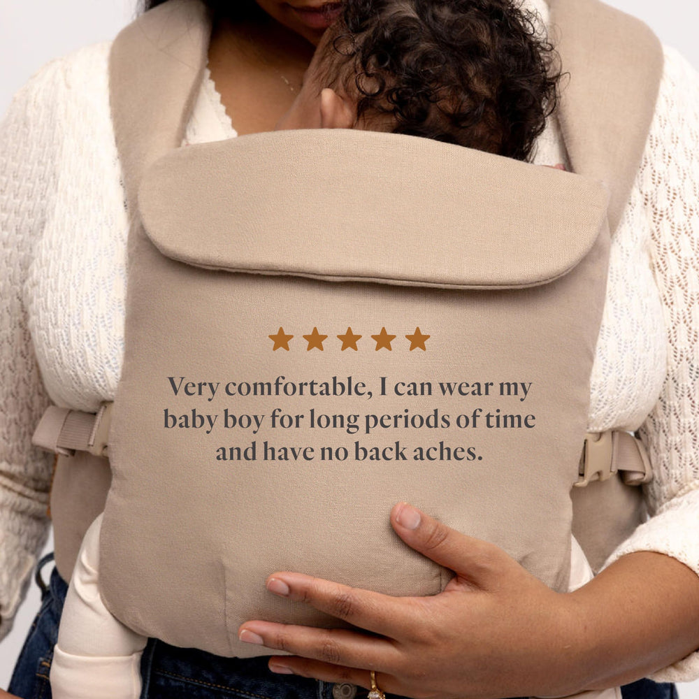WildBird Aerial Buckle Carrier headrest for neck support during longer carries.