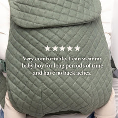 WildBird Aerial Buckle Carrier lumbar support helps even weight distribution.