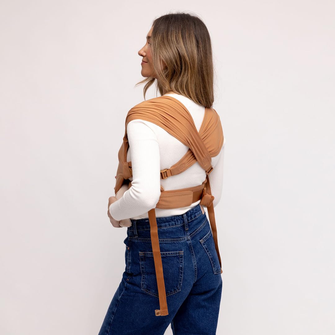 WildBird Aerial Buckle Wrap fits 0–6 months for easy front carry