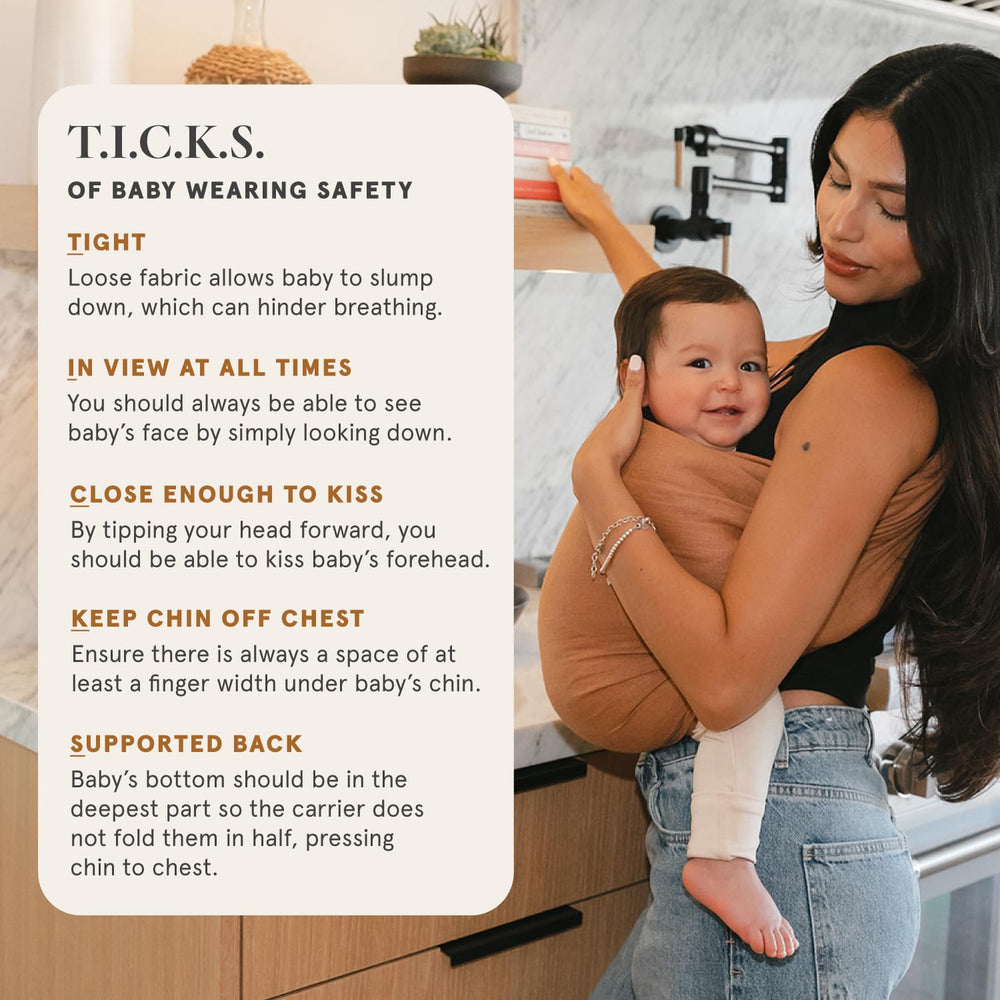 Back carry option of WildBird Ring Sling for longer wear