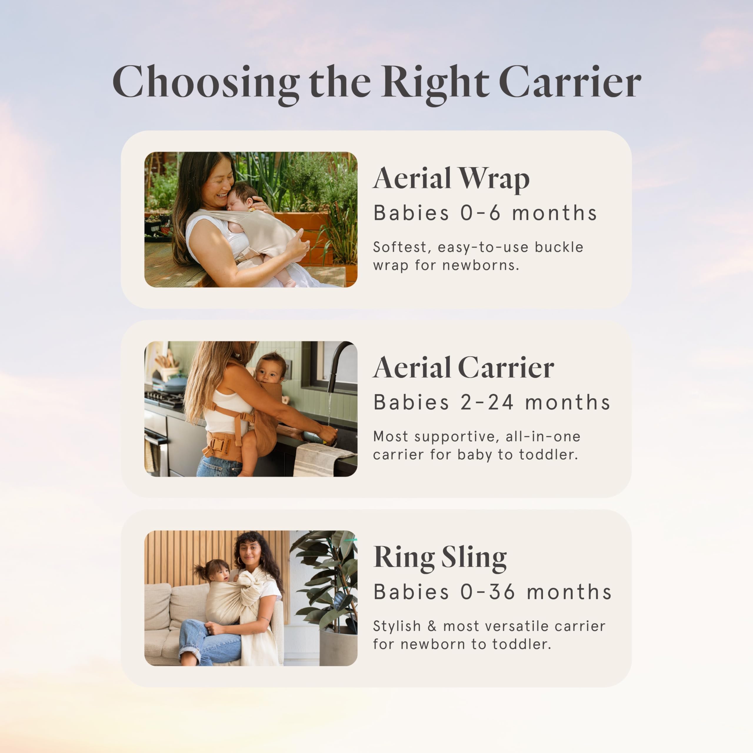 A supportive WildBird community adds care and connection to babywearing.