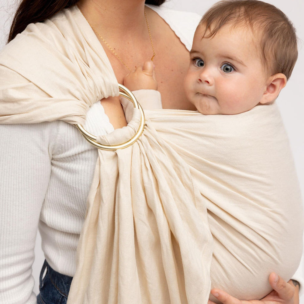 WildBird ring sling compact fold in sparrow-bronze for easy packing