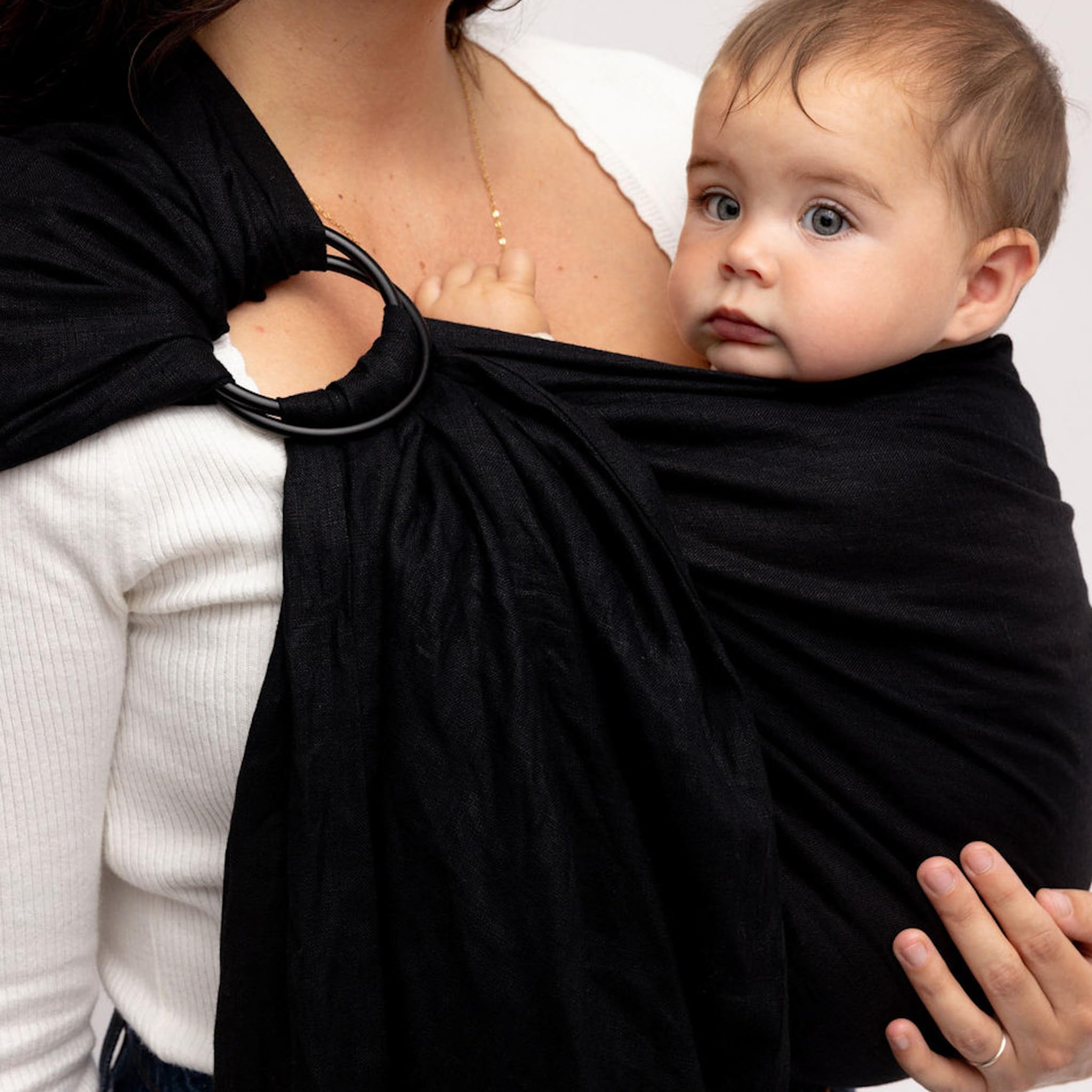 Lightweight linen provides airy feel during busy days.