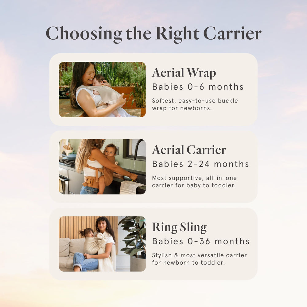 WildBird Ring Sling shows sunshade and nursing cover versatility