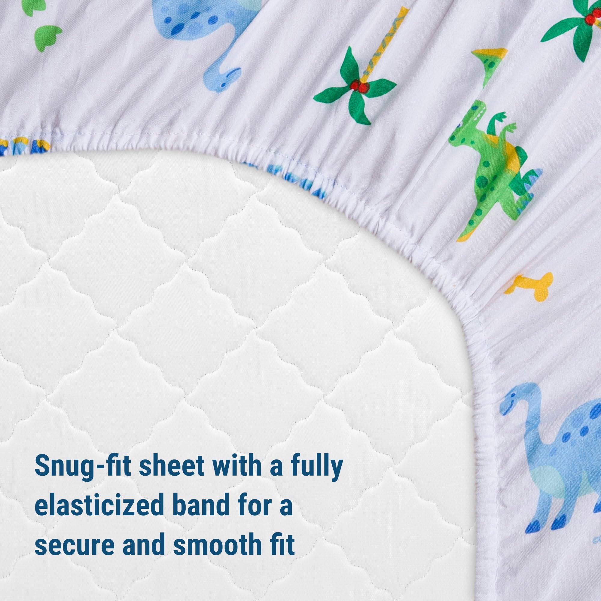 Wildkin hypoallergenic organic cotton sheet for sensitive skin