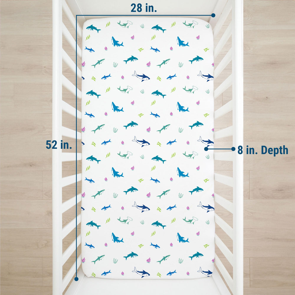 Wildkin crib sheet ready for machine washing for easy care