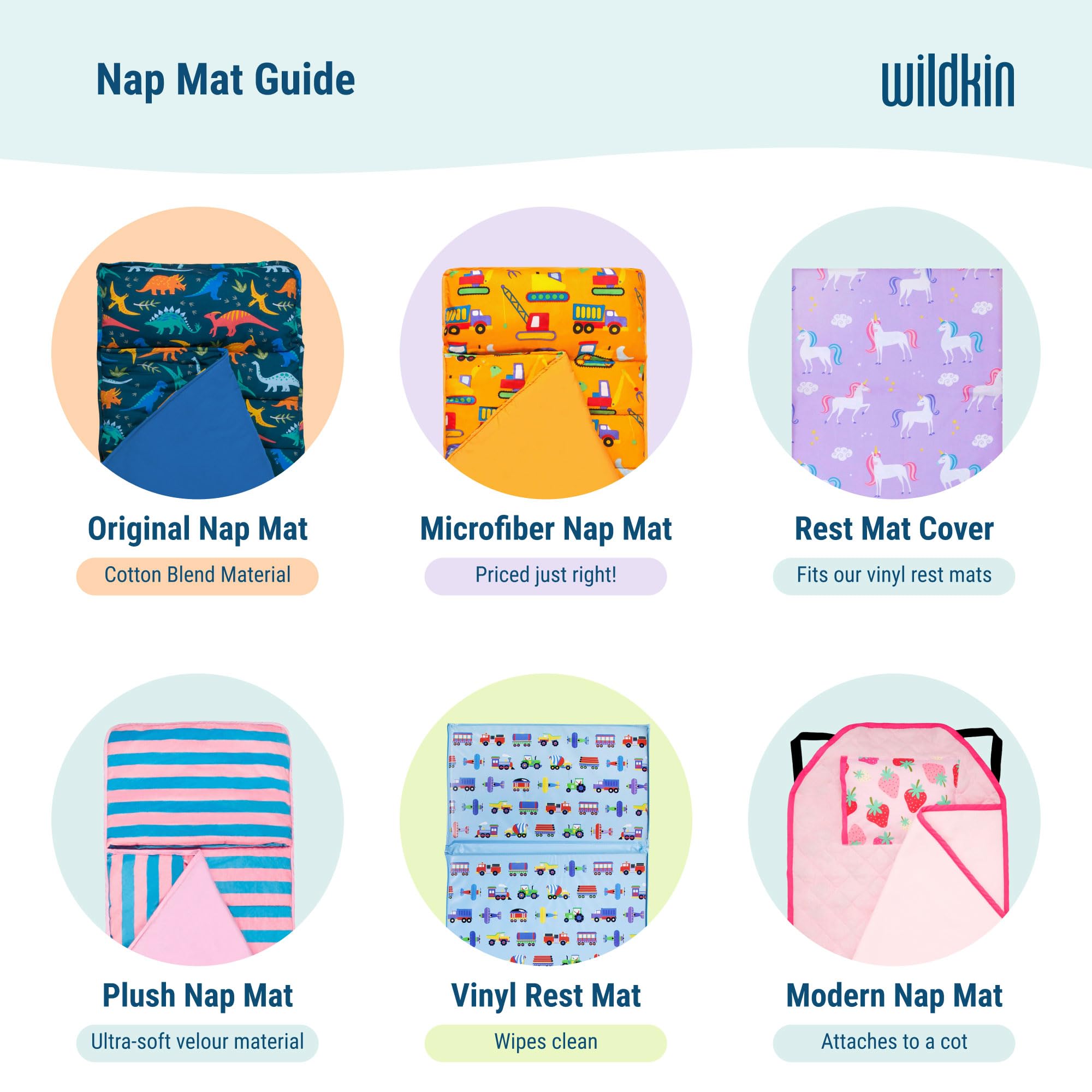 Perfect for daycare and preschool use at home or on trips.