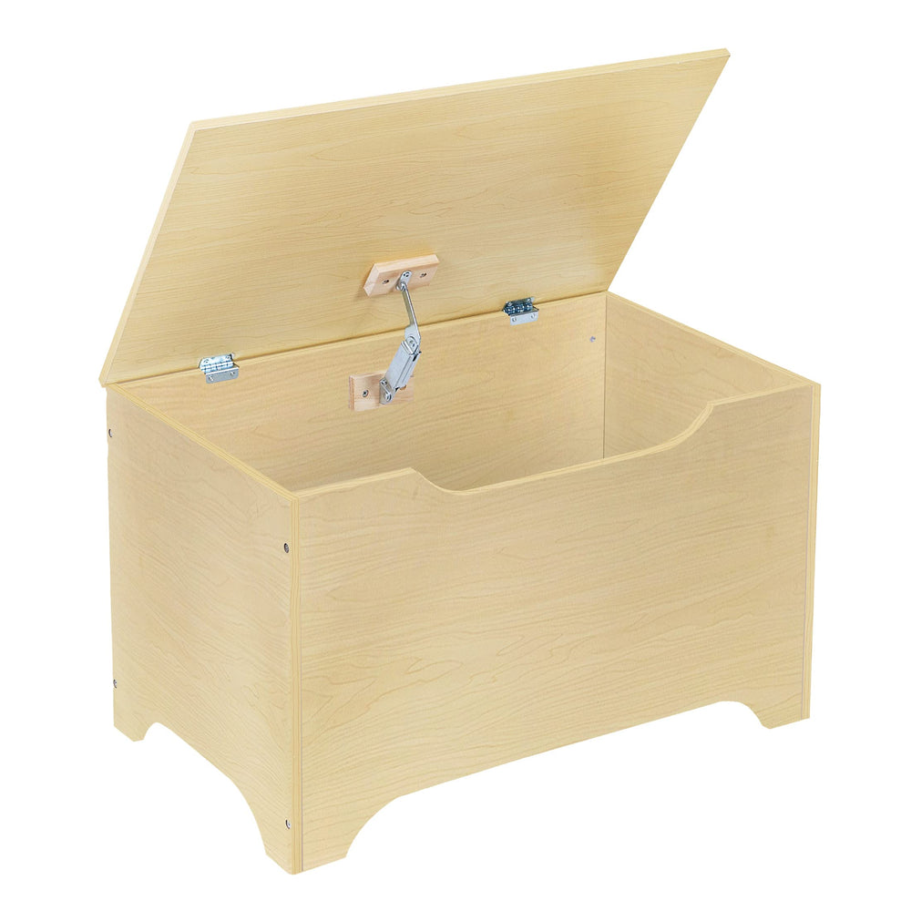 Wildkin toy box offering multi purpose storage for toys, books, and classroom supplies.