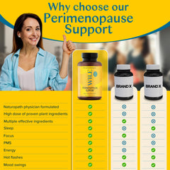 WILE vegan capsules designed for hormonal balance during menopause.