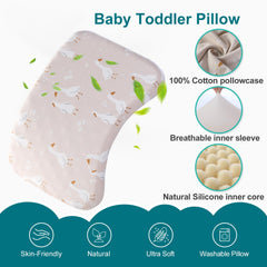 Willai ergonomic toddler pillow supports gentle neck alignment and comfort