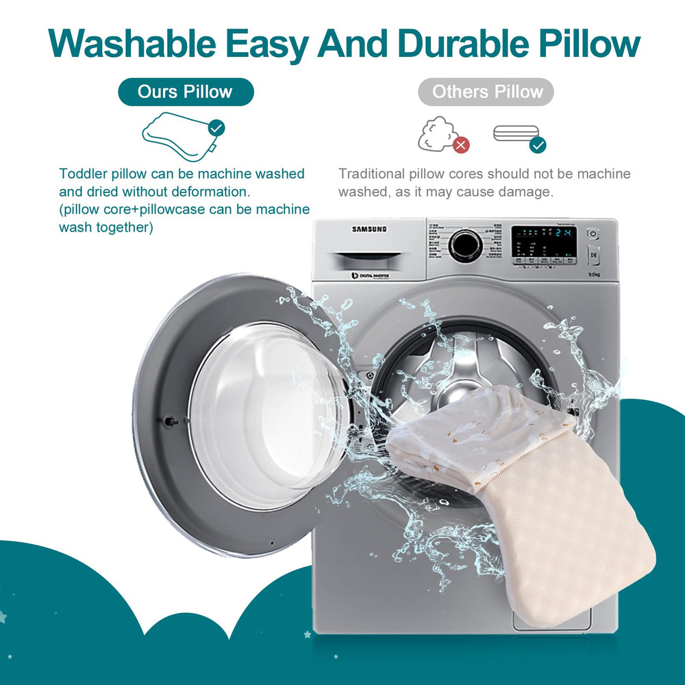 Willai pillow uses heat-resistant materials for easy disinfection