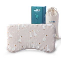 Willai toddler pillow with removable cover for easy cleaning and quick refresh