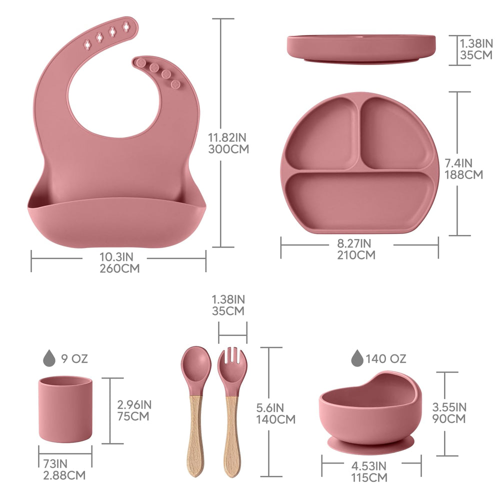 WiLLBEttER 6-piece set packaging image shows a complete BLW starter kit.