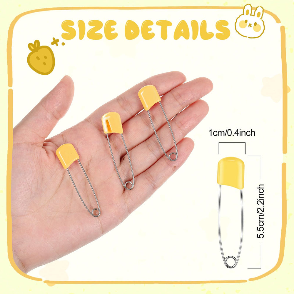 Willbond diaper pins with locking closures enhance safety during handling