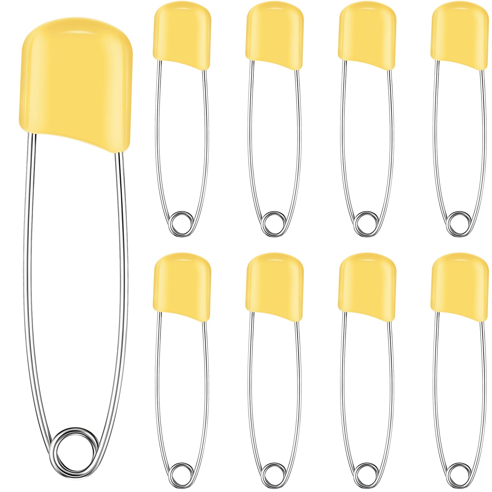 Willbond diaper pins yellow pack for secure cloth diaper fastening and easy daily use
