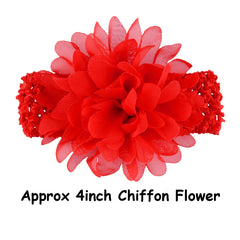 WillingTee colorful chiffon headbands, versatile for daily outfits and special occasions.