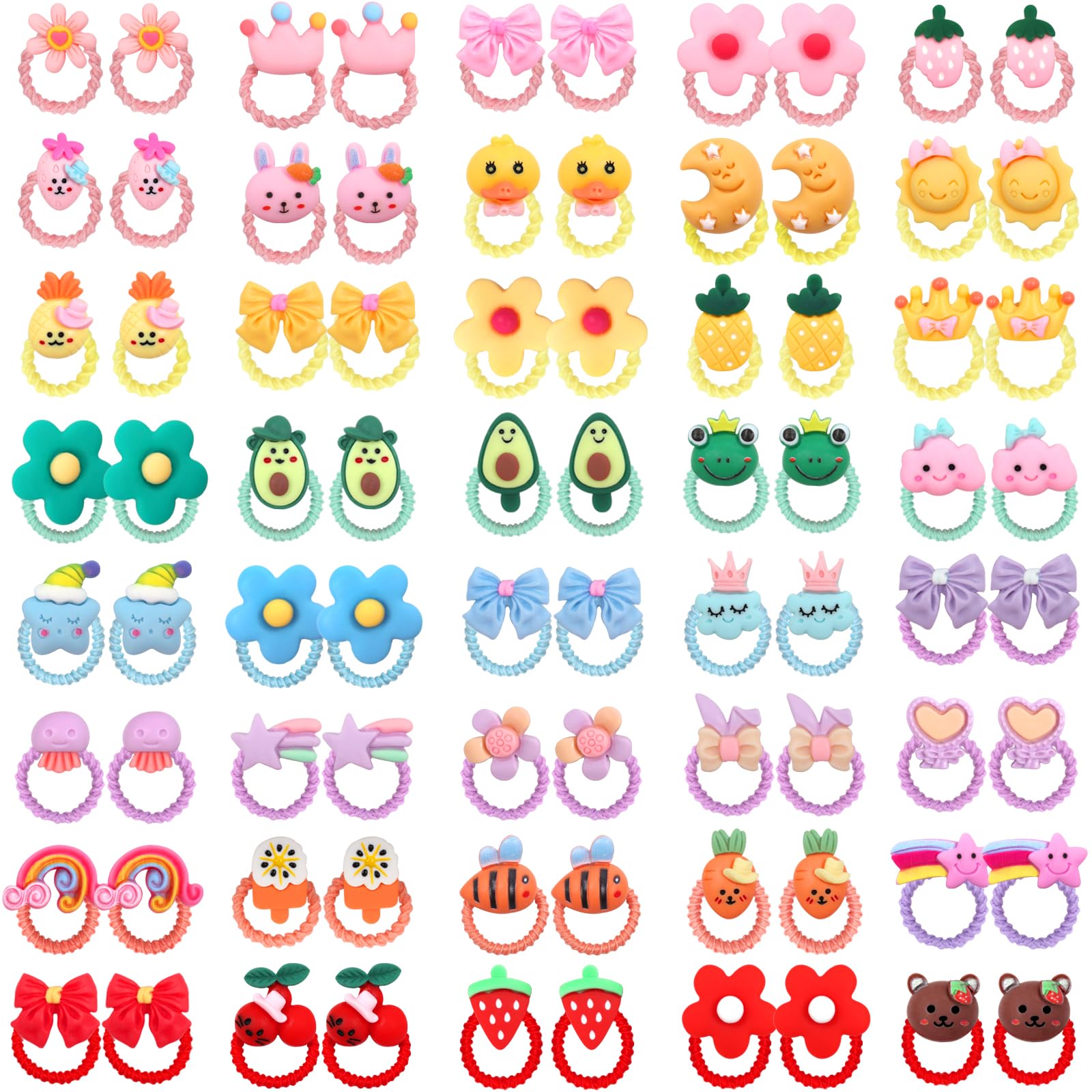 WillingTee small hair ties for thin hair keep ponytails secure during play.