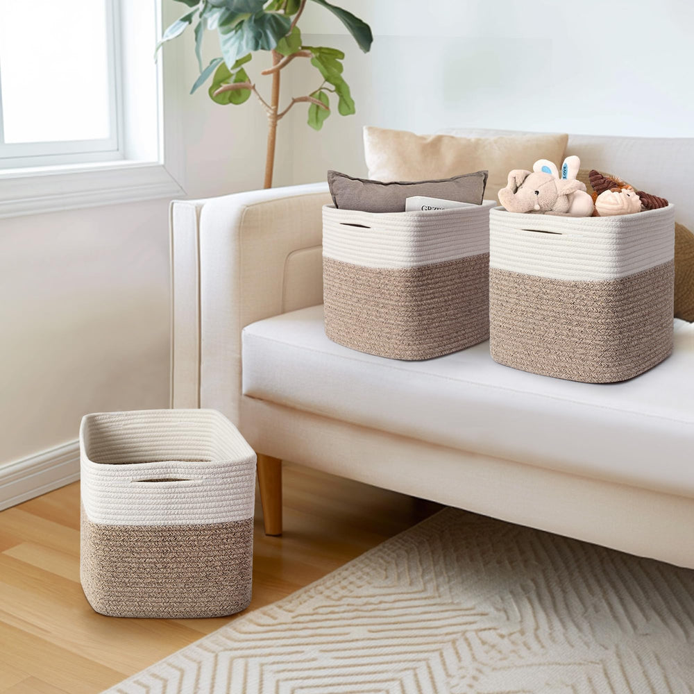 Willitat bins ship folded; simply fluff to regain shape.