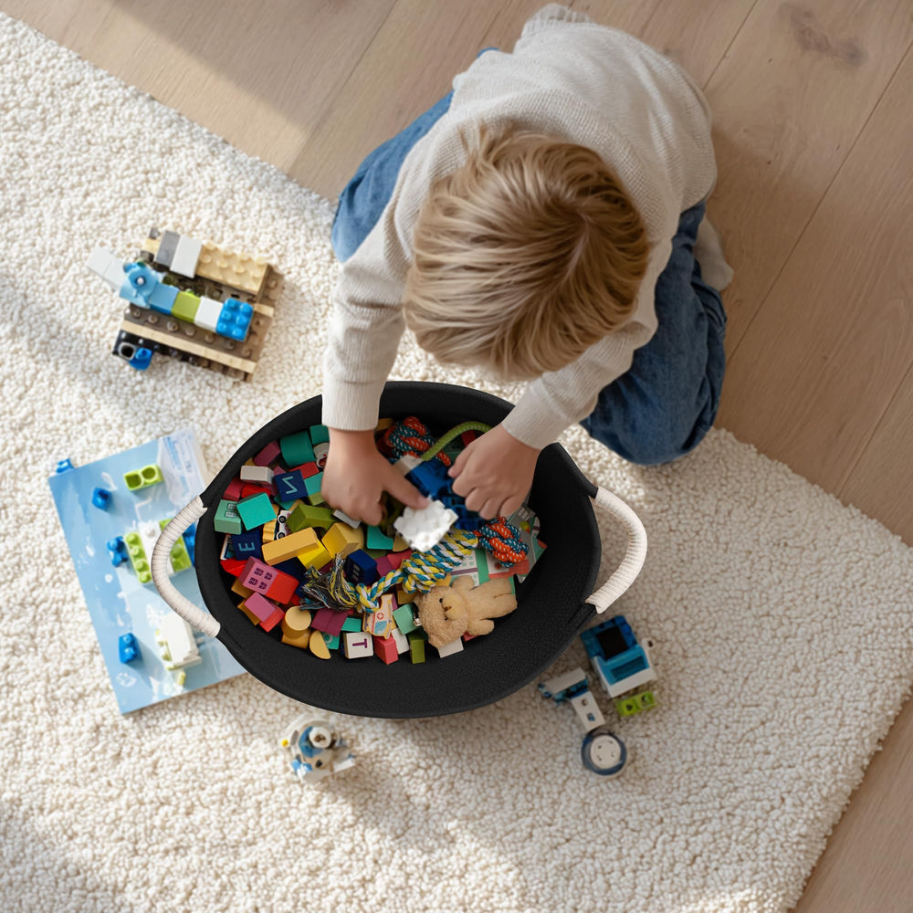 Willitat multi-purpose pet storage bin used for toys, blankets, and more