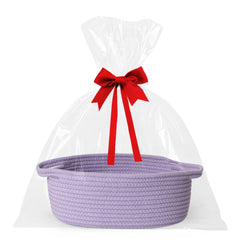 Willitat small gift basket with bag and ribbon ready for instant gifting.