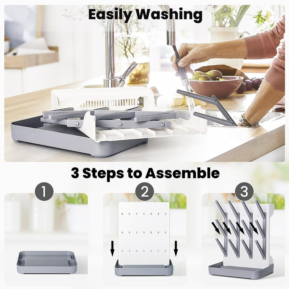 WillMall dishwasher-safe design simplifies cleaning after busy days and quick setup.