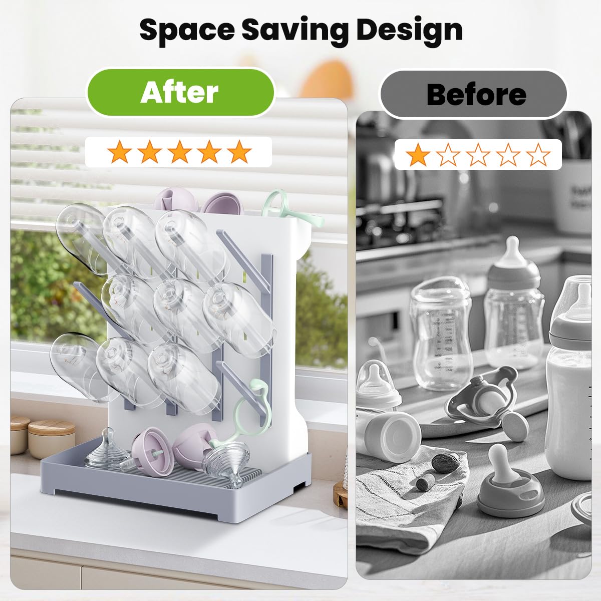 WillMall BPA-free materials with top-pocket dry small items like pacifiers and valves.