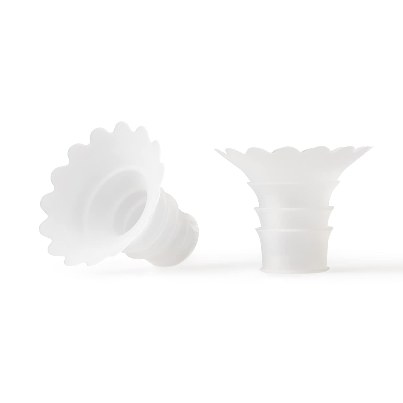 Willow 19mm sizing insert in clear silicone for a comfortable, customizable fit
