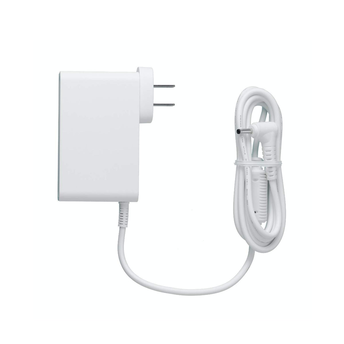 Willow 360 5V 3A charger flatlay for easy on-desk charging