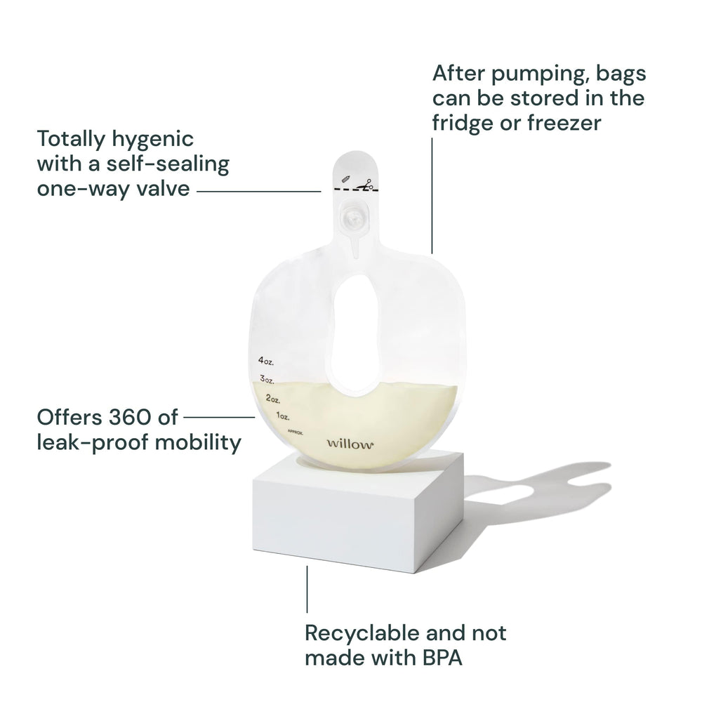 Willow 360 self-sealing design preventing spills during pumping
