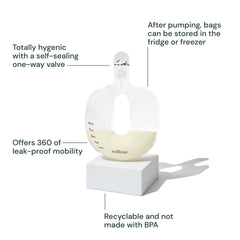 Willow 360 self-sealing design preventing spills during pumping