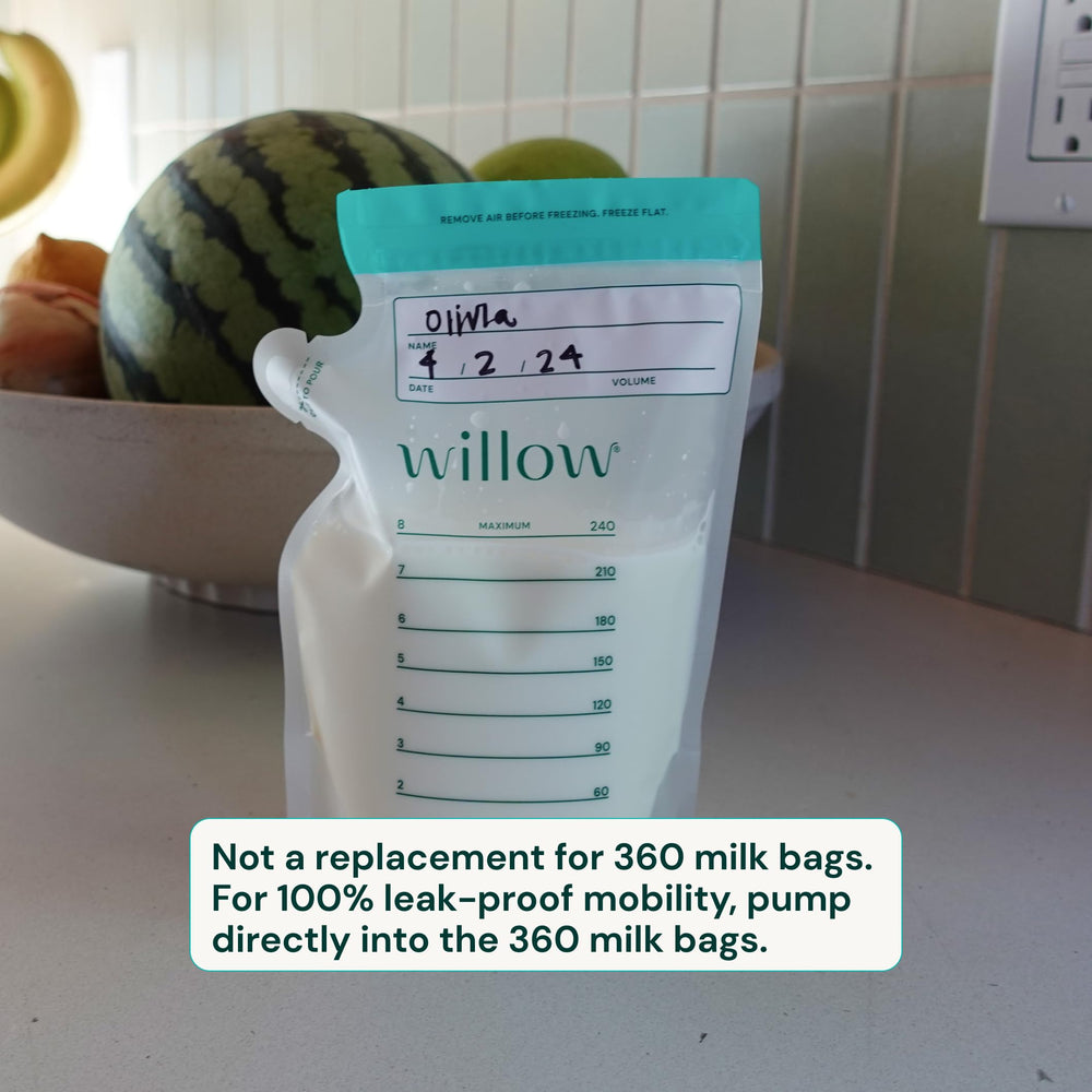 Willow bags are BPA-free and phthalate-free for safe storage.