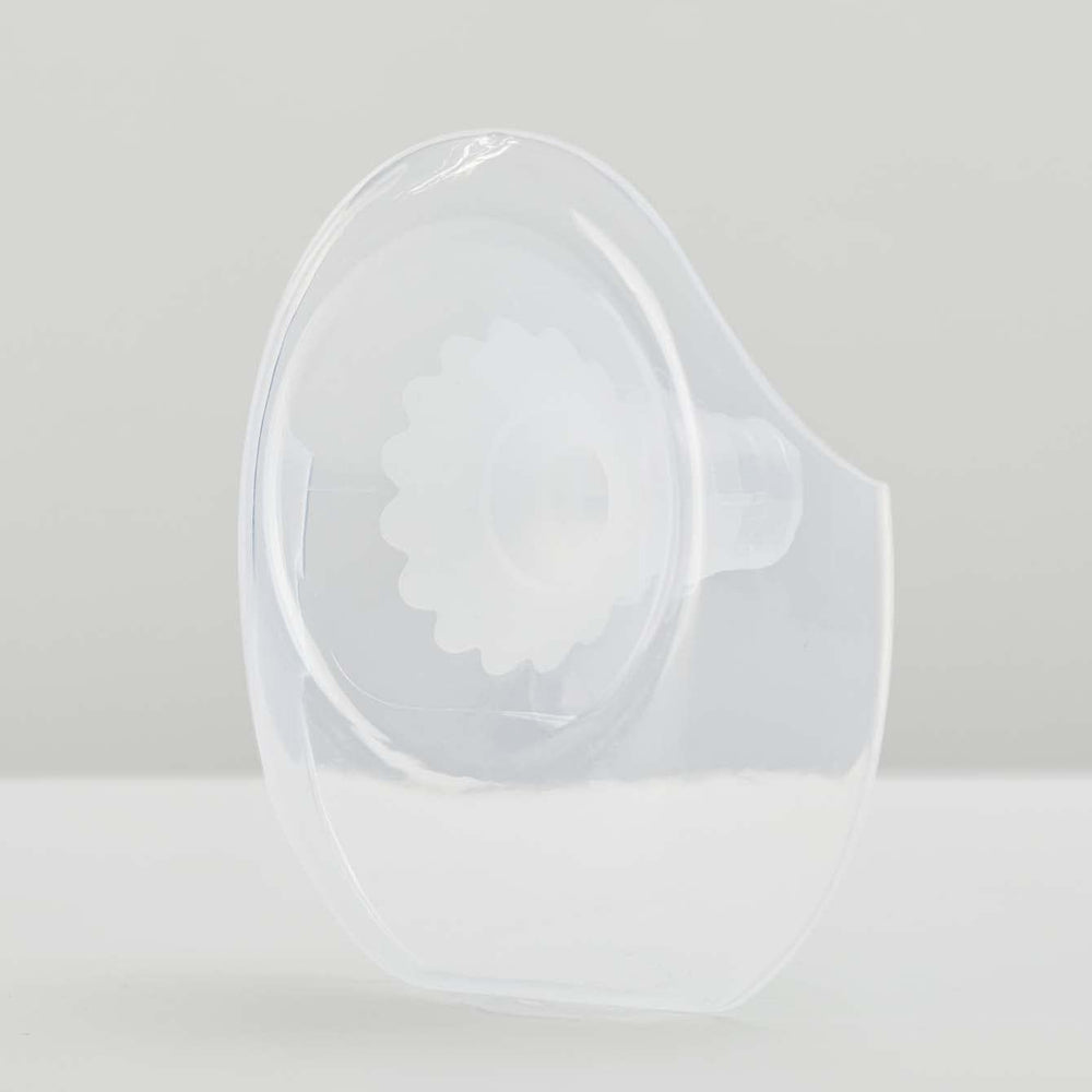 BPA-free silicone insert from Willow delivers gentle support and easy cleaning