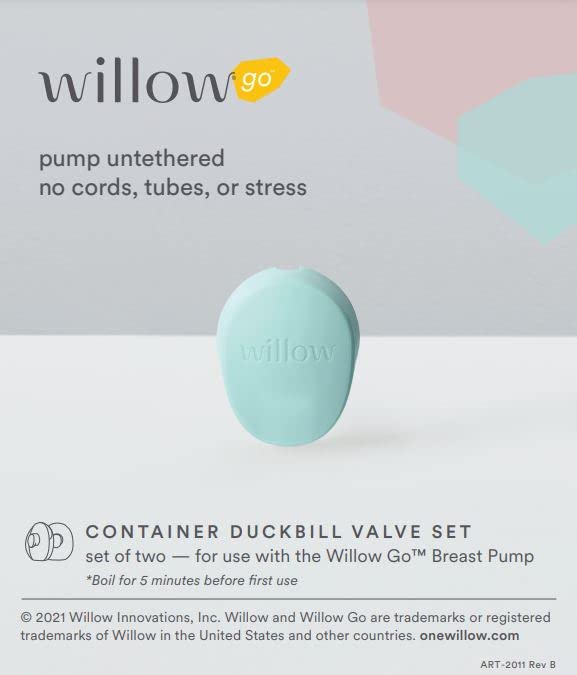 Willow Go valve 2-pack supports timely replacements for consistent performance.