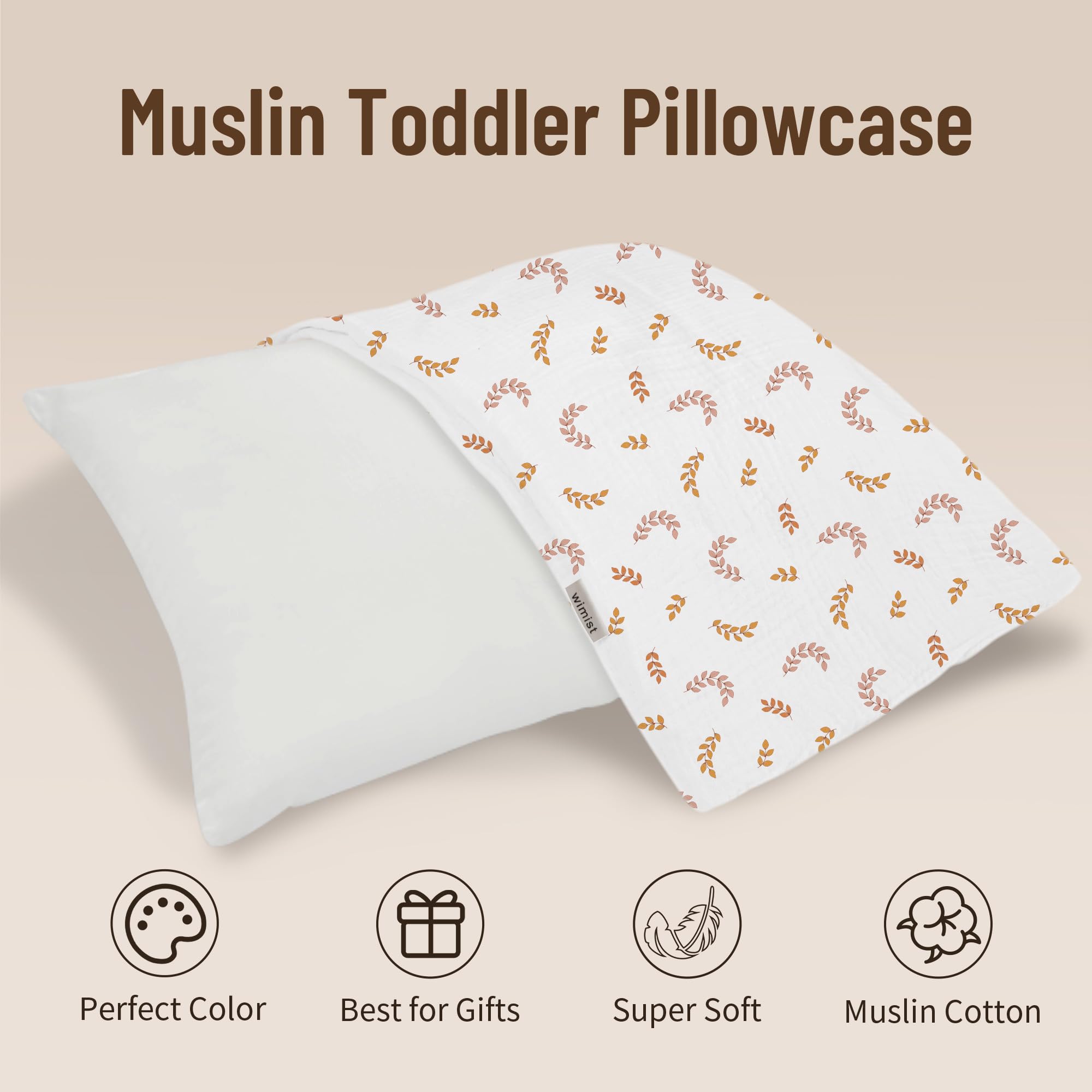 Wimist envelope-closure pillowcase keeps pillow secure during naps