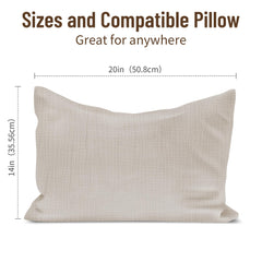 Wimist pillowcase labeled machine washable and colorfast