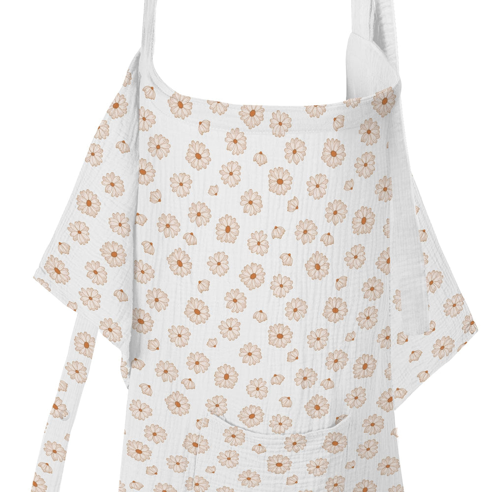 Wimist Wimst nursing cover with soft, breathable muslin fabric for comfort.