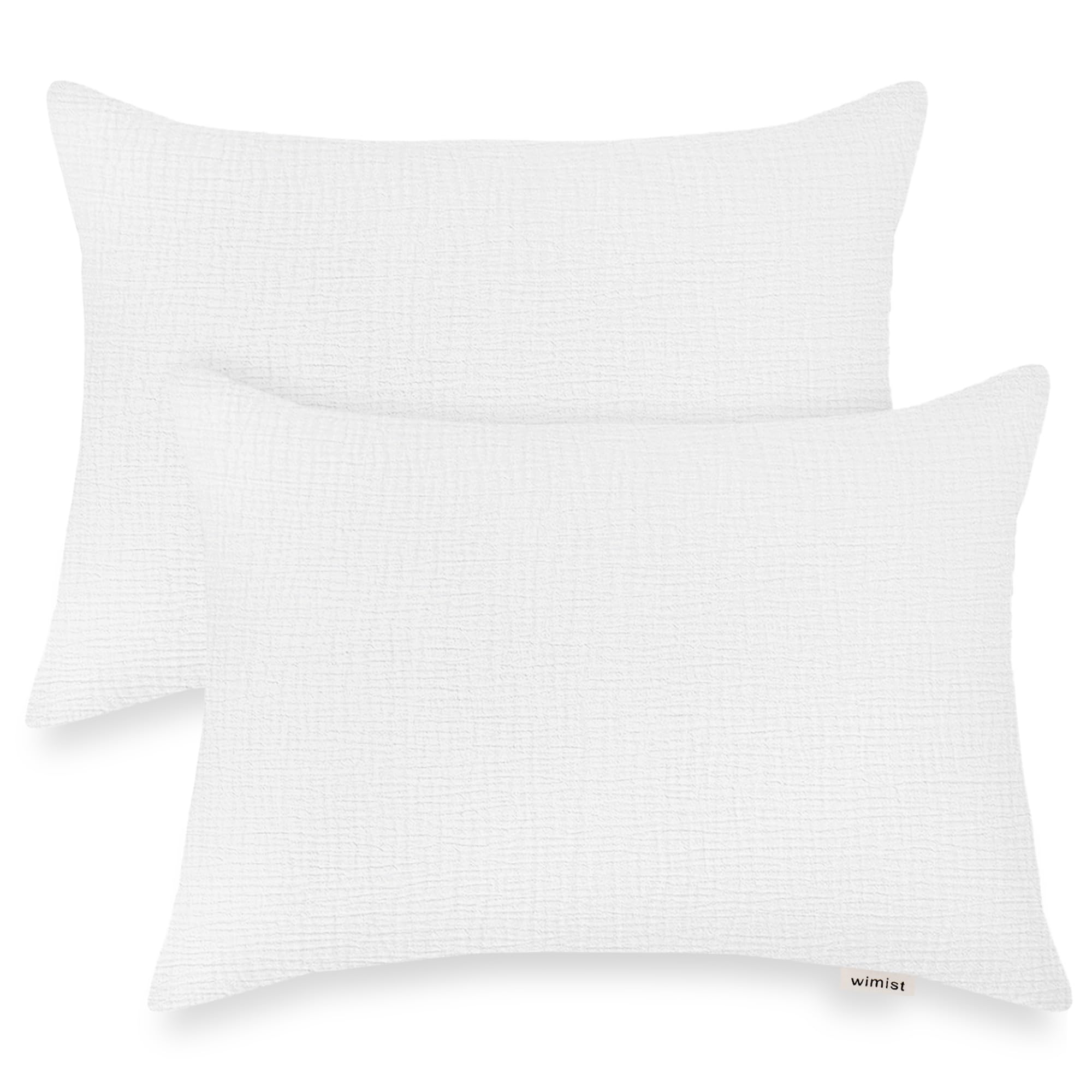 Wimist toddler pillowcase 13x18 with envelope closure for secure pillow fit