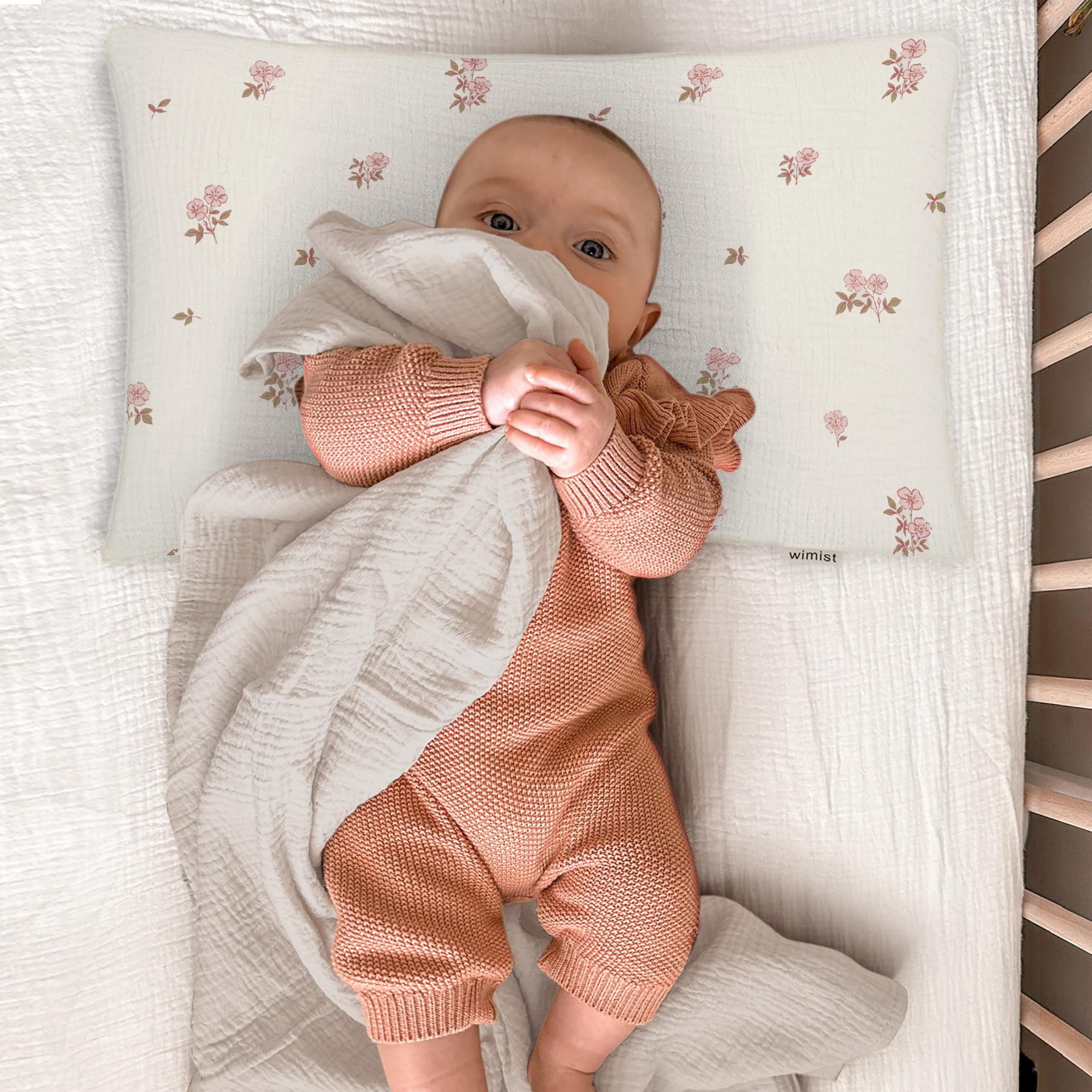 Gift-ready 2-pack Wimist toddler pillowcases for nurseries and travel