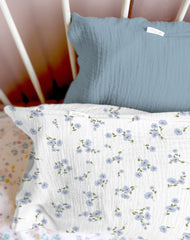 Wimist Light Blue 13x18 toddler pillowcase offers soft fabric for kid sleep.